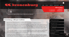 Desktop Screenshot of kronenburgfire.com